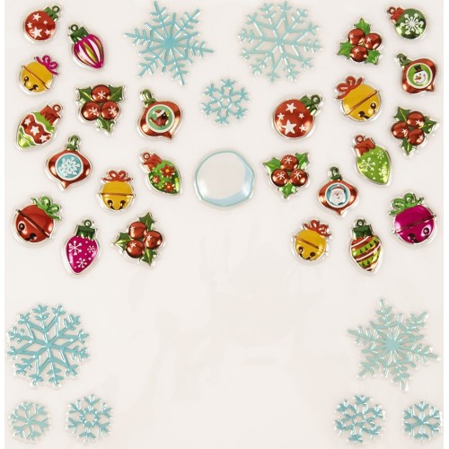 Christakopoulos Christmas Sticker 2k.30.5x31.5cm 5710 5212007581788