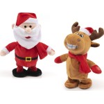 Christakopoulos Christmas Reindeer And Santa Claus With Smurf-Klada And 19Cm. 8184 5212007583874