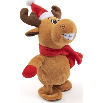 Christakopoulos Christmas Reindeer And Santa Claus With Smurf-Klada And 19Cm. 8184 5212007583874