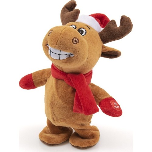 Christakopoulos Christmas Reindeer And Santa Claus With Smurf-Klada And 19Cm. 8184 5212007583874