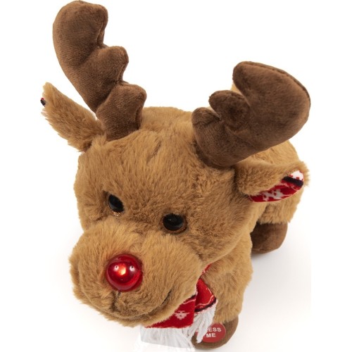 Christakopoulos Christmas Fawn With Bright Nose And Music Of 30Cm. 8185 5212007584116