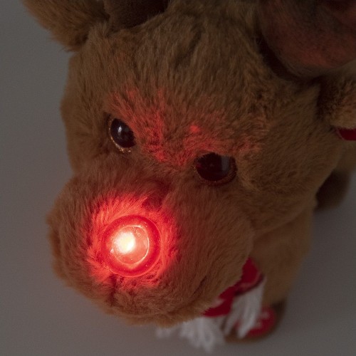 Christakopoulos Christmas Fawn With Bright Nose And Music Of 30Cm. 8185 5212007584116