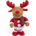 Christakopoulos Santa Claus And Rindos With Greek Carols And Movement 30Cm. 8183 5212007583843