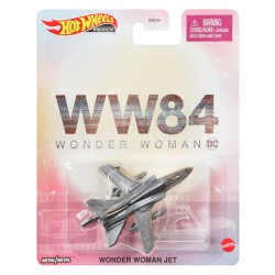 Mattel Hot Wheels Συλλεκτικά Αυτοκινητάκια Entertainment WW84 Wonder Woman Jet DC Comics Metal DMC55 / GJR53 887961816273