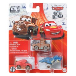 Mattel Cars Mini - Set Of 3 with Tyranamissasaurus GKG01 / HJJ19 194735087211