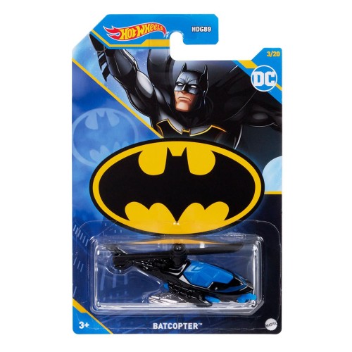 Mattel Hot Wheels Αυτοκινητακια - Ταινιες Batman Batcopter HDG89 / HLK57 194735113736
