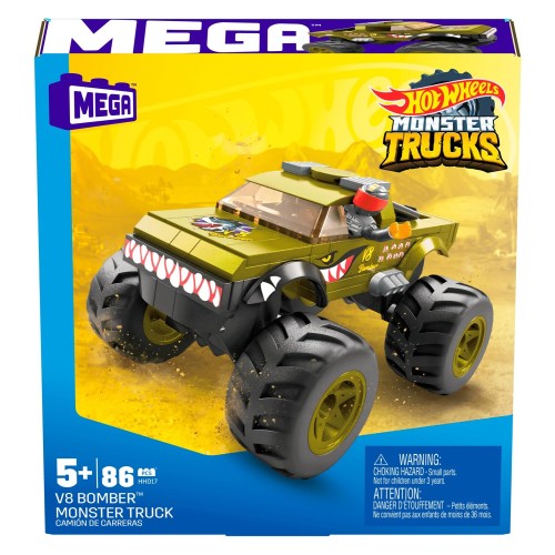 MEGA Hot Wheels Mighty Monster Trucks V8 Bomber HHW80 / HHD17 194735064380