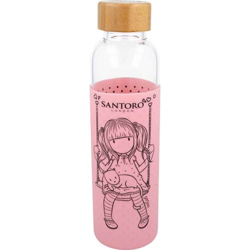 Stor Gorjuss Γυάλινο Μπουκάλι με καπάκι Σιλικόνης 585 ml ST00295 8412497002955