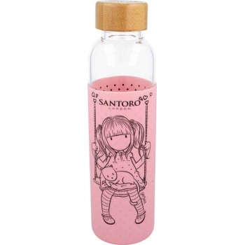 Stor Gorjuss Γυάλινο Μπουκάλι με καπάκι Σιλικόνης 585 ml ST00295 8412497002955