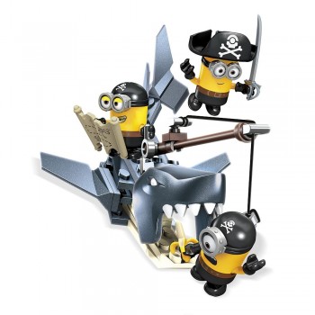 MEGA Φιγούρες Minions Σετ Των 3 Με Αξεσουάρ (2 Σχέδια) CNF53 065541380226