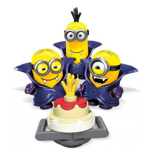 MEGA Φιγούρες Minions Σετ Των 3 Με Αξεσουάρ (2 Σχέδια) CNF53 065541380226