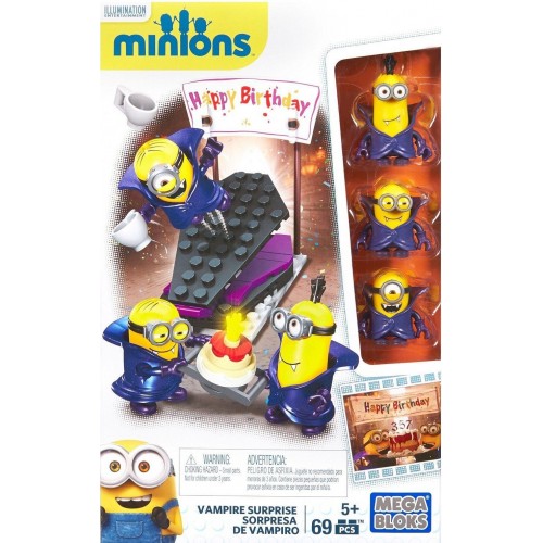 MEGA Φιγούρες Minions Σετ Των 3 Με Αξεσουάρ (2 Σχέδια) CNF53 065541380226