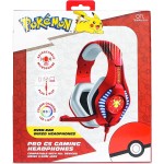otl technologies Pokemon Pikachu Pro G5 Gaming Headphones Ενσύρματα Ακουστικά Κόκκινα  5055371625814