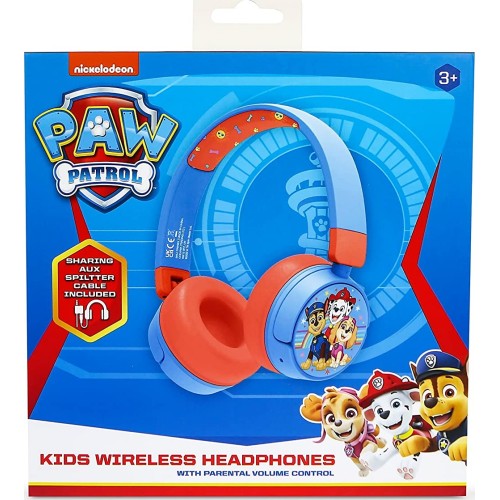 otl technologies Paw Patrol Wireless Kids Headphones Ασύρματα Ακουστικά - Μπλε  5055371625319