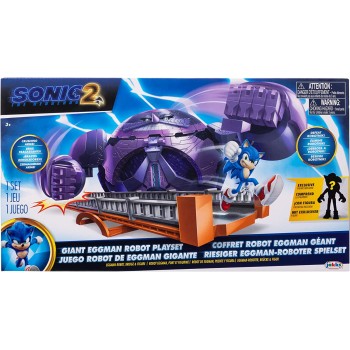 JAKKS PACIFIC Sonic The Hedgehog 2 Movie Σετ Μάχης Giant Eggman Robot και Super Sonic  JPA41273 / 1 192995412736