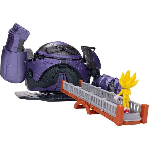 JAKKS PACIFIC Sonic The Hedgehog 2 Movie Σετ Μάχης Giant Eggman Robot και Super Sonic  JPA41273 / 1 192995412736