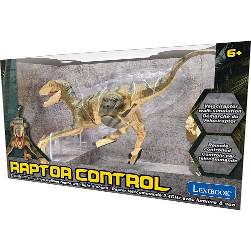 Lexibook Rc Raptor Control, Realistic Βελοσιράπτορας Με Τηλεχειριστήριο 25.DINO01 3380743095066