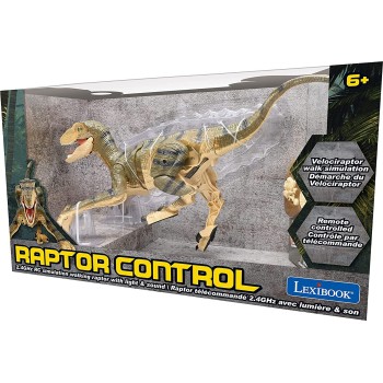 Lexibook RC Raptor Control, Realistic Remote Controlled Dinosaur 25.DINO01 3380743095066