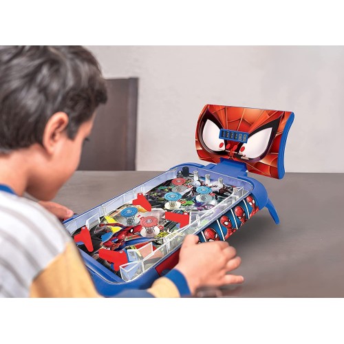 Lexibook Spider-Man Ηλεκτρονικό Φλίπερ με Φώτα και Ήχους 25.JG610SP 3380743085142