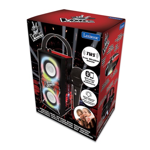 Lexibook Φορτητό Ηχείο Bluetooth Καραόκε The Voice 25.BTP180TVZ 3380743084374