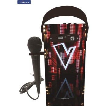 Lexibook Φορτητό Ηχείο Bluetooth Καραόκε The Voice 25.BTP180TVZ 3380743084374