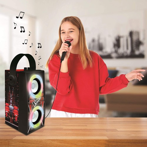 Lexibook Φορτητό Ηχείο Bluetooth Καραόκε The Voice 25.BTP180TVZ 3380743084374