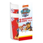 PROCOS Σετ 2 Ποτηριών Πολλαπλών Χρήσεων Paw Patrol Ready For Action, 230 Ml Χωρητικότητα 092850 5201184928509