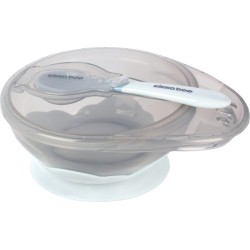 KikkaBoo Suction Bowl With Spoon Blue 31302040098 3801302040988