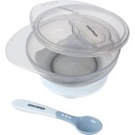KikkaBoo Suction Bowl With Spoon Blue 31302040098 3801302040988