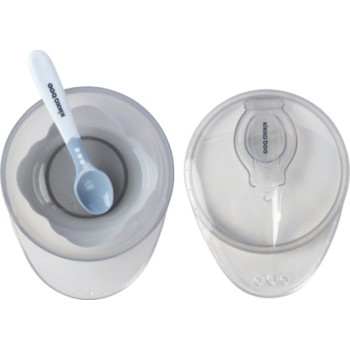 KikkaBoo Suction Bowl With Spoon Blue 31302040098 3801302040988