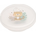 KikkaBoo Παιδικό Μπωλ Φαγητού από Σιλικόνη 2 σε 1 Savanna Ροζ 31302040129 3801302041299