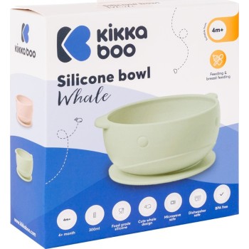 KikkaBoo Παιδικό Μπωλ Φαγητού από Σιλικόνη Mint 31302040119 3801302041190