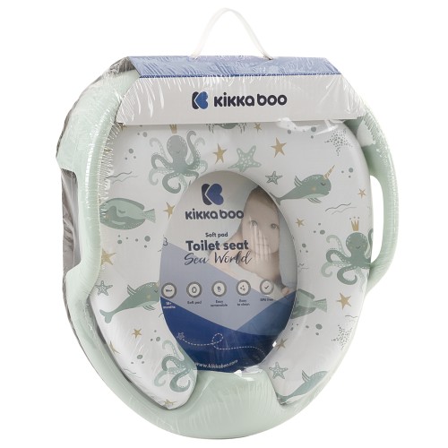 KikkaBoo Toilet Seat Sea World Mint 31403010009 3801403010095