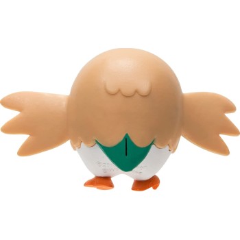 Jazwares Pokemon Game Pokemon Surprise Attack Game Rowlet With Repeat Ball Vs. Rockr JW002474 191726426363