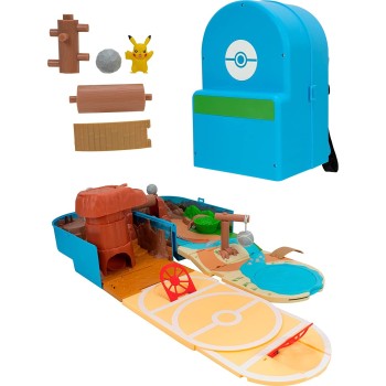 Jazwares Pokemon Carry Case Desert Playset JW002836 191726451235