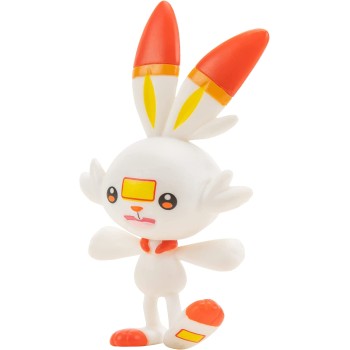 Jazwares Pokemon παιχνίδι μάχης 1 τεμ. Surprise Attack Scorbunny and Pokeball JW002724 191726426394
