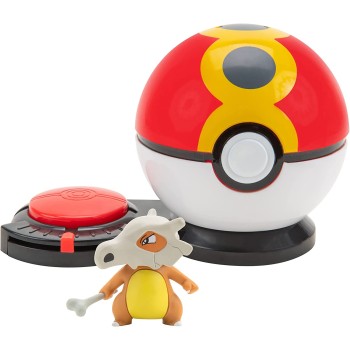 Jazwares Pokemon παιχνίδι μάχης 1 τεμ. Surprise Attack Cubone and Pokeball JW002724 191726426400