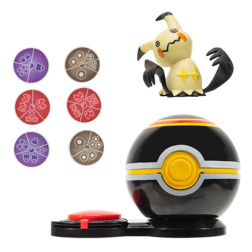 Jazwares Pokemon παιχνίδι μάχης 1 τεμ. Surprise Attack Mimikyu and Luxury Ball JW002724 191726426417