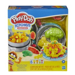 Hasbro Play-Doh Kitchen Creations Silly Noodles Playset with 6 Non-Toxic Play-Doh Colors E5112 / E9369 5010993749775