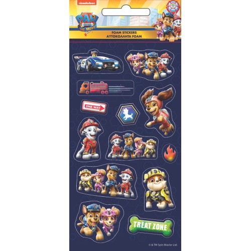 GIM Sticker Foam Paw Patrol Movie  774-00638 5204549141933