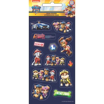 GIM Sticker Foam Paw Patrol Movie Αυτοκόλλητα 774-00638 5204549141933