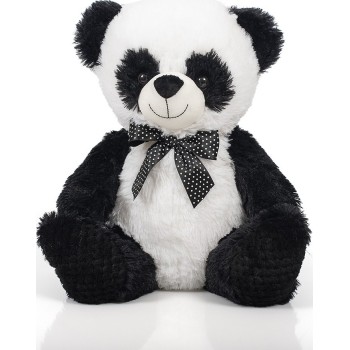 Christakopoulos Plush Panda With Polka Dot Bow 38Cm. 20783 5212007584673