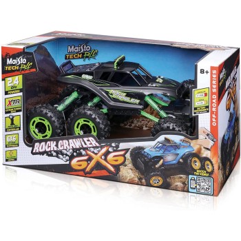 Maisto Tech New Version Rock Crawler 6X6 - 2.4Ghz (Inc Cell Batteries) 49/82745 090159827450
