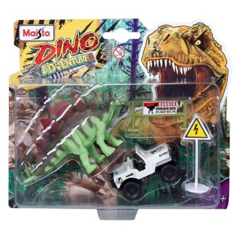 Maisto Fresh Metal Dino Adventure, 4 Assorted Colours 15462 090159154624