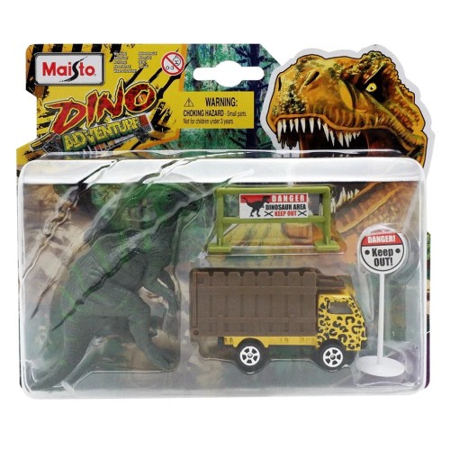 Maisto Fresh Metal Dino Adventure, 4 Assorted Colours 15462 090159154624