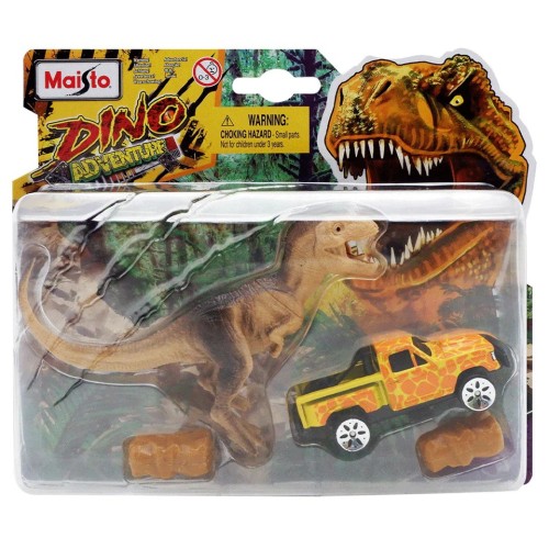 Maisto Fresh Metal Dino Adventure Δεινόσαυρος με Όχημα - 1 τμχ 15462 090159154624