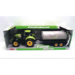 Toys-shop Choice Friction Αυτοκούρδιστο Τριβής Τρακτέρ Με Καρότσα Βυτίο JA060192 6990416601929