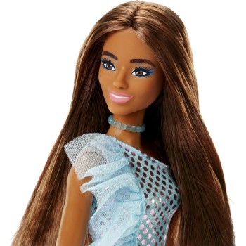 Mattel Barbie Μini Φορεματα Μελαχρινή Μπλε Φόρεμα T7580 / HJR95 194735094363