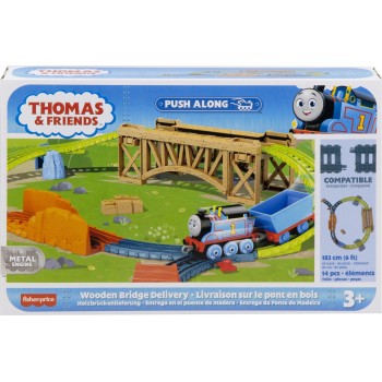 Mattel Τομας Το Τρενάκι - Αγαπημενες Διαδρομες Του Τόμας Και Των Φιλων Wooden Bridge Delivery HGY82 / HHV79 194735076925