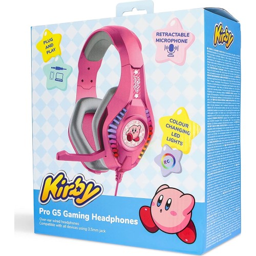 otl technologies Nintendo Kirby Pro G5 Gaming Headphones Pink  5055371625838
